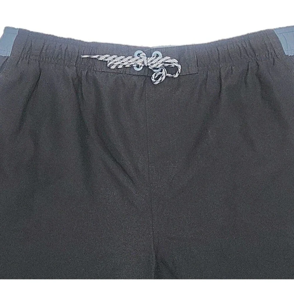 Nike Swim Shorts Trunks Men Sz Large Black Gray 9